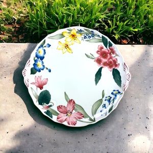 Villeroy & Boch Flora Bella porcelain cake plate